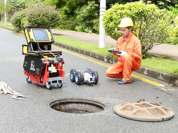 黑水管道机器人检测